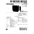 SONY KVM2150E Service Manual cover photo