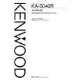 KENWOOD KA-5040R Owner's Manual cover photo