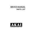 AKAI AA1050 Service Manual cover photo
