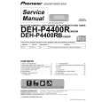 PIONEER DEH-P4400R/XN/EW Service Manual cover photo