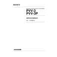 SONY PVV3P VOLUME 1 Service Manual cover photo