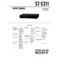 SONY ST-S311 Service Manual cover photo