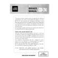 MARANTZ CD74 Service Manual cover photo