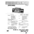 SONY CFSW600 Service Manual cover photo