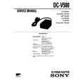 SONY DC-V500 Service Manual cover photo
