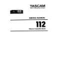 TEAC 112 Service Manual cover photo
