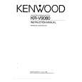 KENWOOD KRV9080 Owner's Manual cover photo