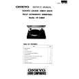 ONKYO CP-1280F Service Manual cover photo