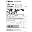 PIONEER PDP433PE Service Manual cover photo