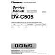 PIONEER DV-C505 Service Manual cover photo