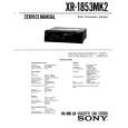 SONY XR1853MK2 Service Manual cover photo
