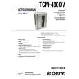 SONY TCM450DV Service Manual cover photo