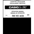 CASIO FX590 Owner's Manual cover photo