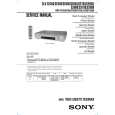 SONY SLVSX700 Service Manual cover photo