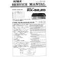 AIWA RX2 Service Manual cover photo