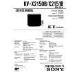 SONY KVX2151B Service Manual cover photo