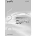 SONY PCWAC500 Owner's Manual cover photo