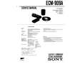 SONY ECM-909A Service Manual cover photo