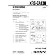 SONY XRSCA130 Service Manual cover photo