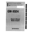 PIONEER GM-X924 Owner's Manual cover photo