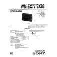 SONY WMEX77 Service Manual cover photo