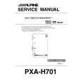 ALPINE PXAH701 Service Manual cover photo