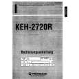 PIONEER KEH-2720R Owner's Manual cover photo