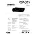 SONY CDP-C725 Service Manual cover photo