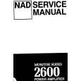 NAD 2600 Service Manual cover photo