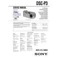 SONY DSCP3 Service Manual cover photo