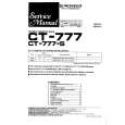 PIONEER CT-777/S Service Manual cover photo