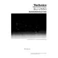 TECHNICS SUV550 Owner's Manual cover photo