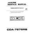 ALPINE CDA-7876RB Service Manual cover photo