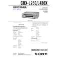 SONY CDX-L250 Owner's Manual cover photo