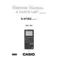 CASIO FX9750G Service Manual cover photo