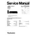 TECHNICS SL-PG540A Service Manual cover photo