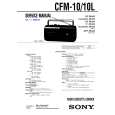 SONY CFM-10L Service Manual cover photo