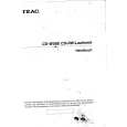 TEAC CDW58E Owner's Manual cover photo