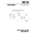 SONY XRS101 Service Manual cover photo