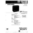 SONY KV1462UB Service Manual cover photo