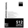 NAD 512 Service Manual cover photo
