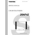 TOSHIBA 20AF42 Service Manual cover photo