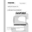 TOSHIBA 34HFX85 Service Manual cover photo