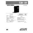 SONY TCM18V Service Manual cover photo