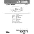 SONY CDK3000AII Service Manual cover photo