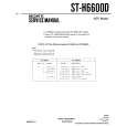 SONY STH6600D Service Manual cover photo