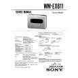 SONY WM-EX811 Service Manual cover photo