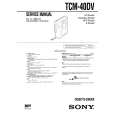 SONY TCM40DV Service Manual cover photo