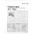 TOSHIBA RT75S Service Manual cover photo