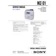 SONY MZS1 Service Manual cover photo